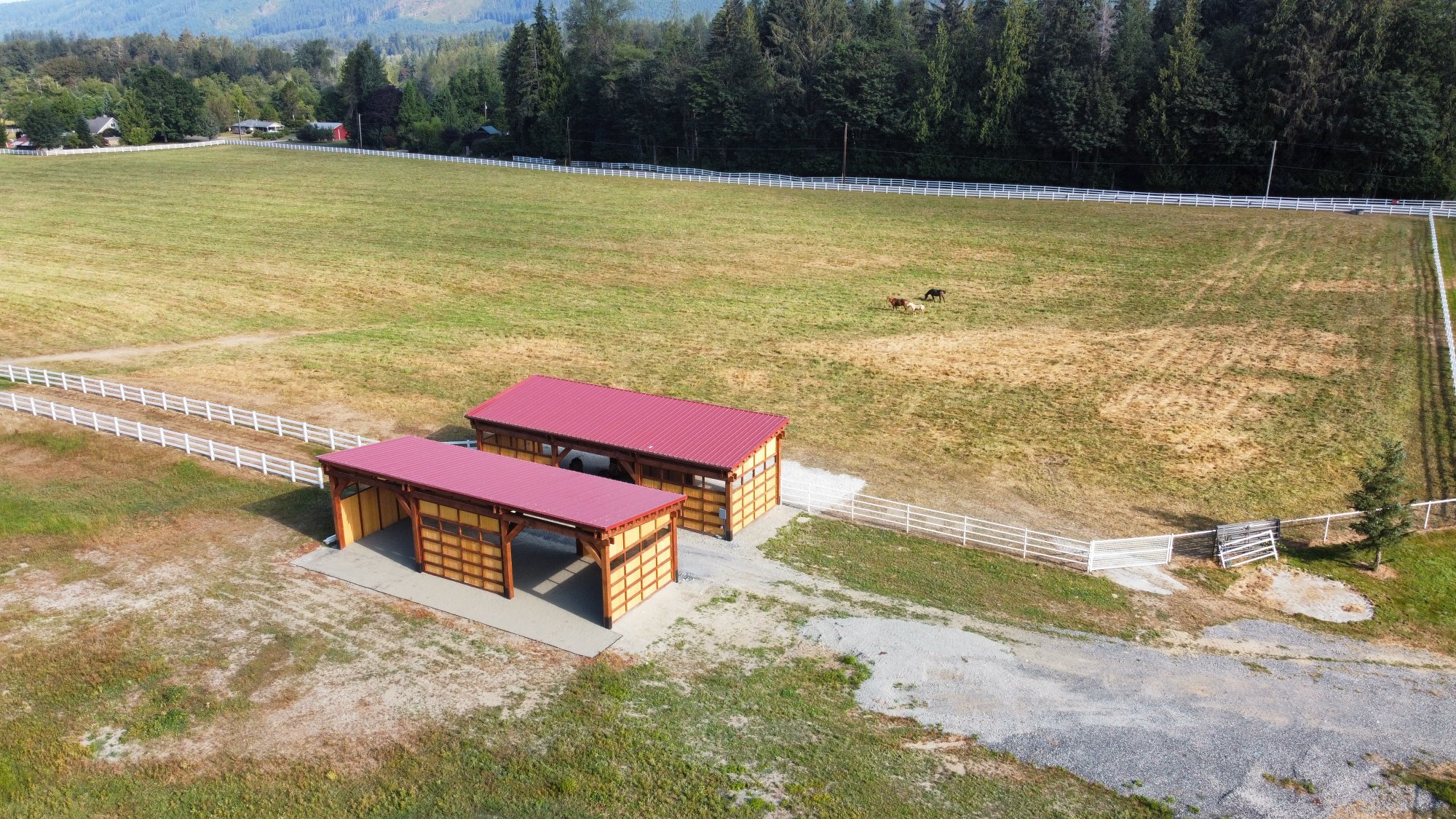 Run-In Shelter — Aerial