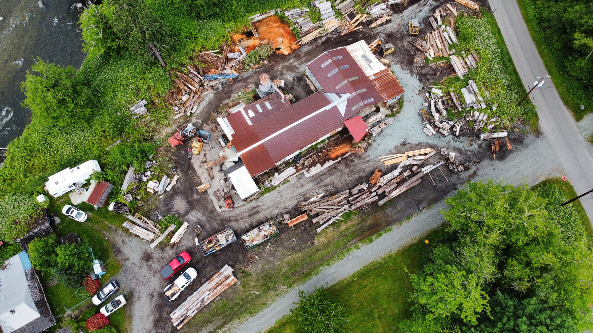 Mill Aerial — Spring
