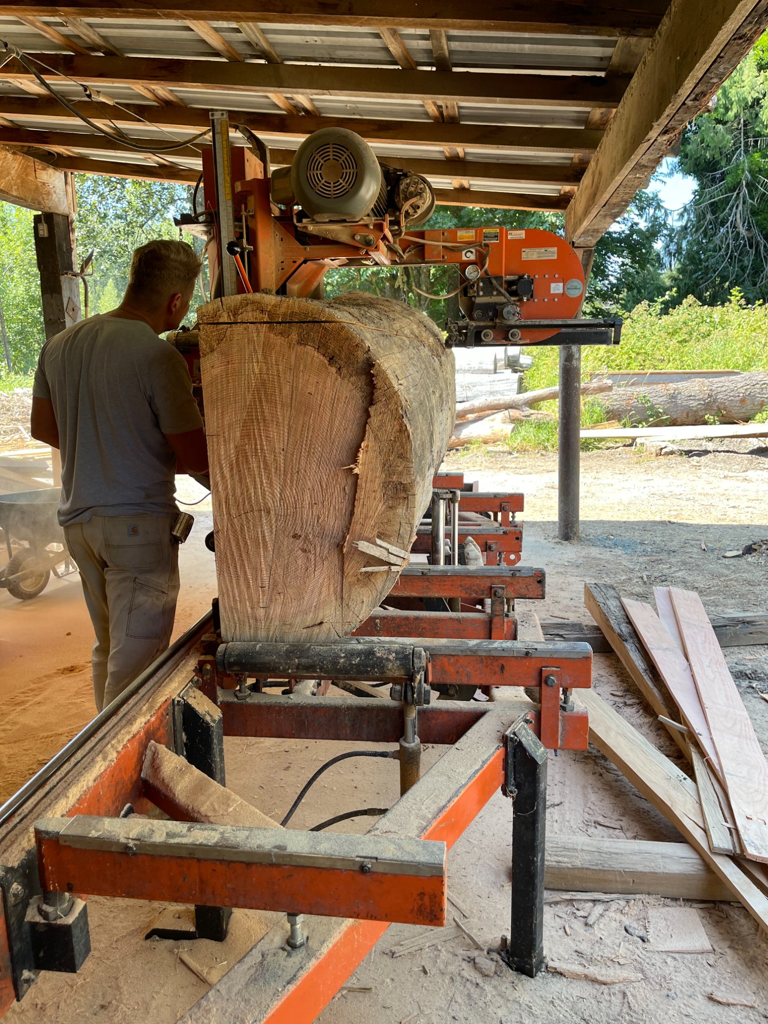 Wood-Mizer in Operation