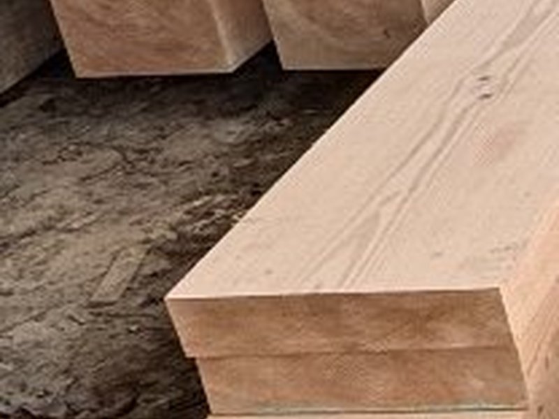 Large milled timber posts